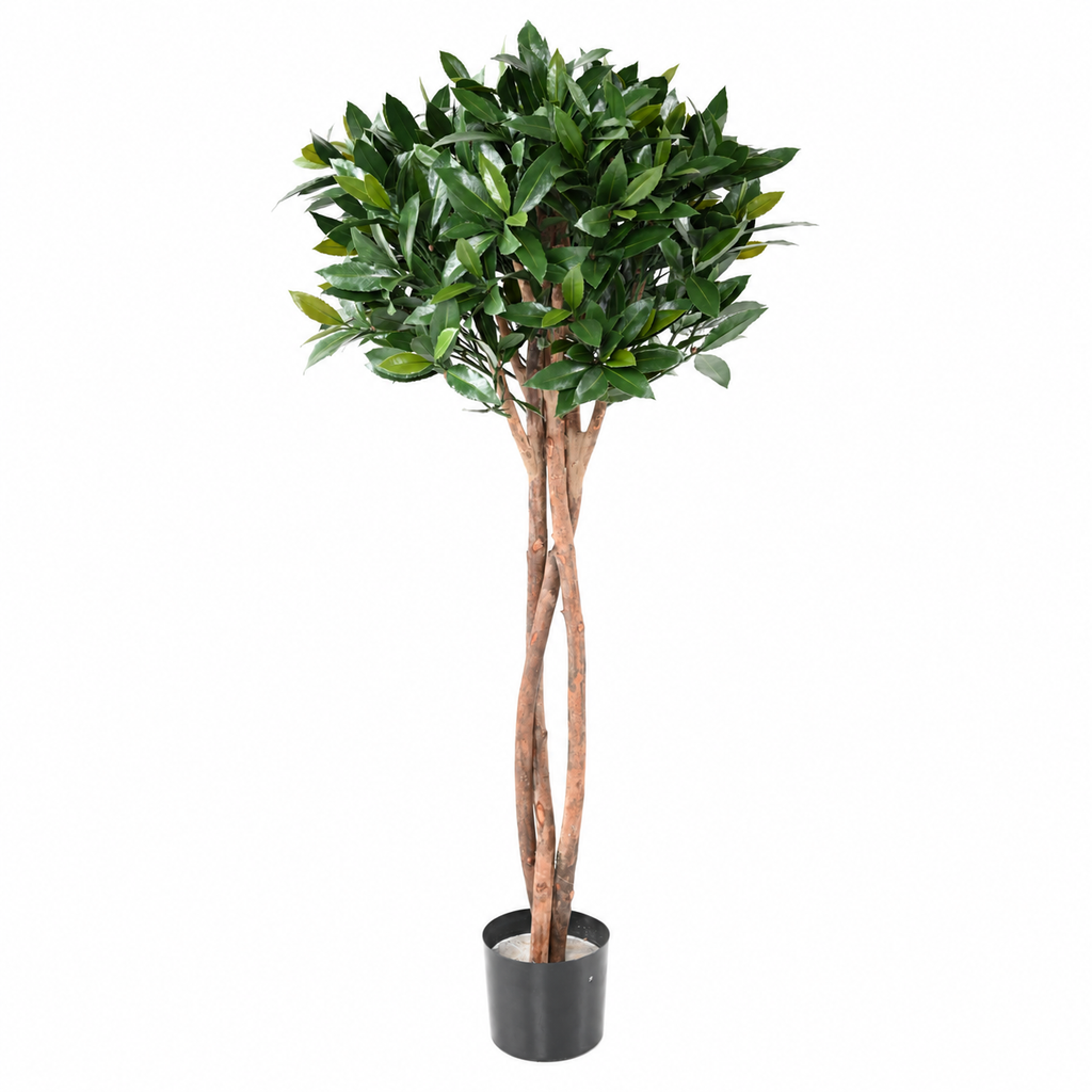 Laurier Nobilis Artificiel Boule sur Tige Anti-UV 130 cm | Belle Verdure