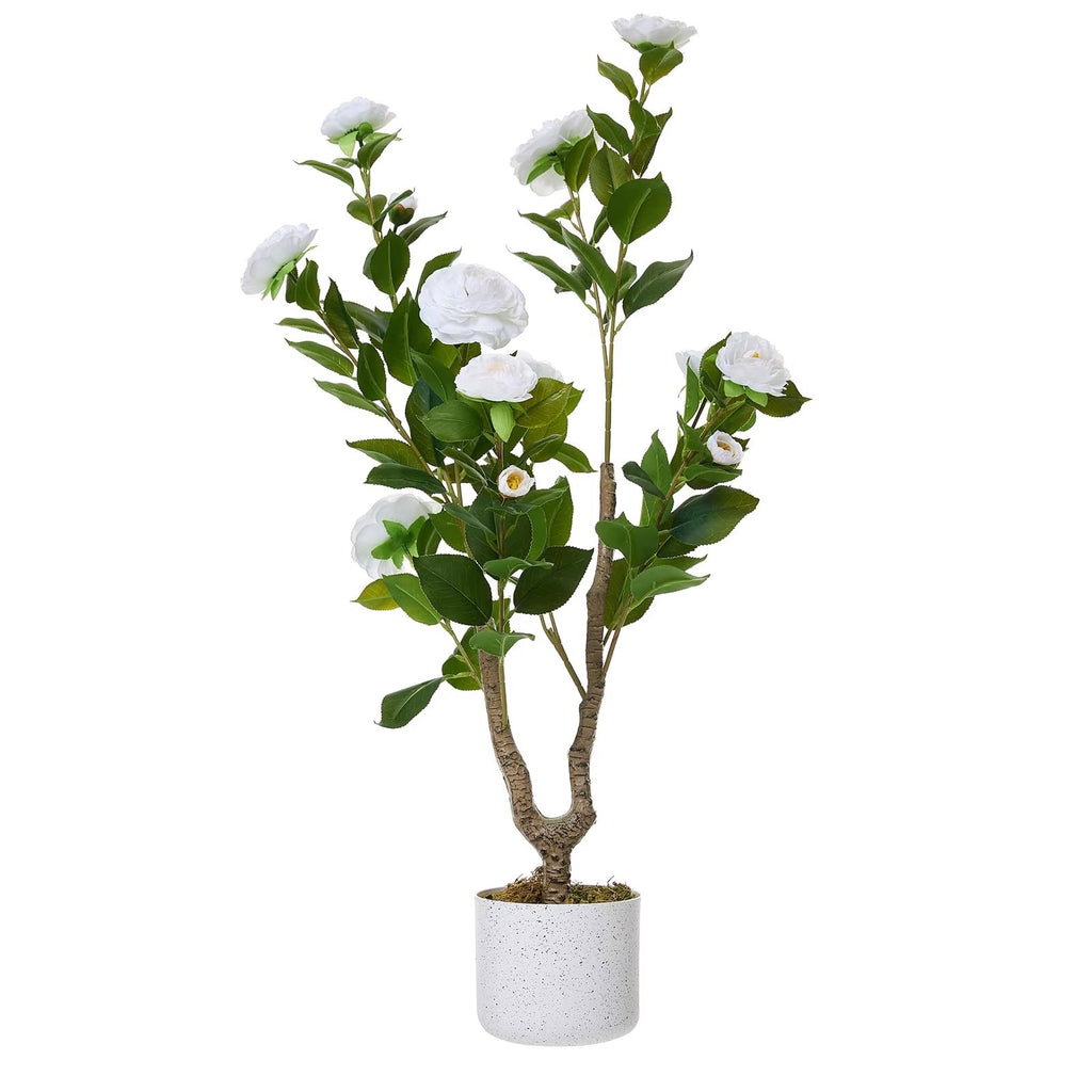Rosier Artificiel Blanches 90cm