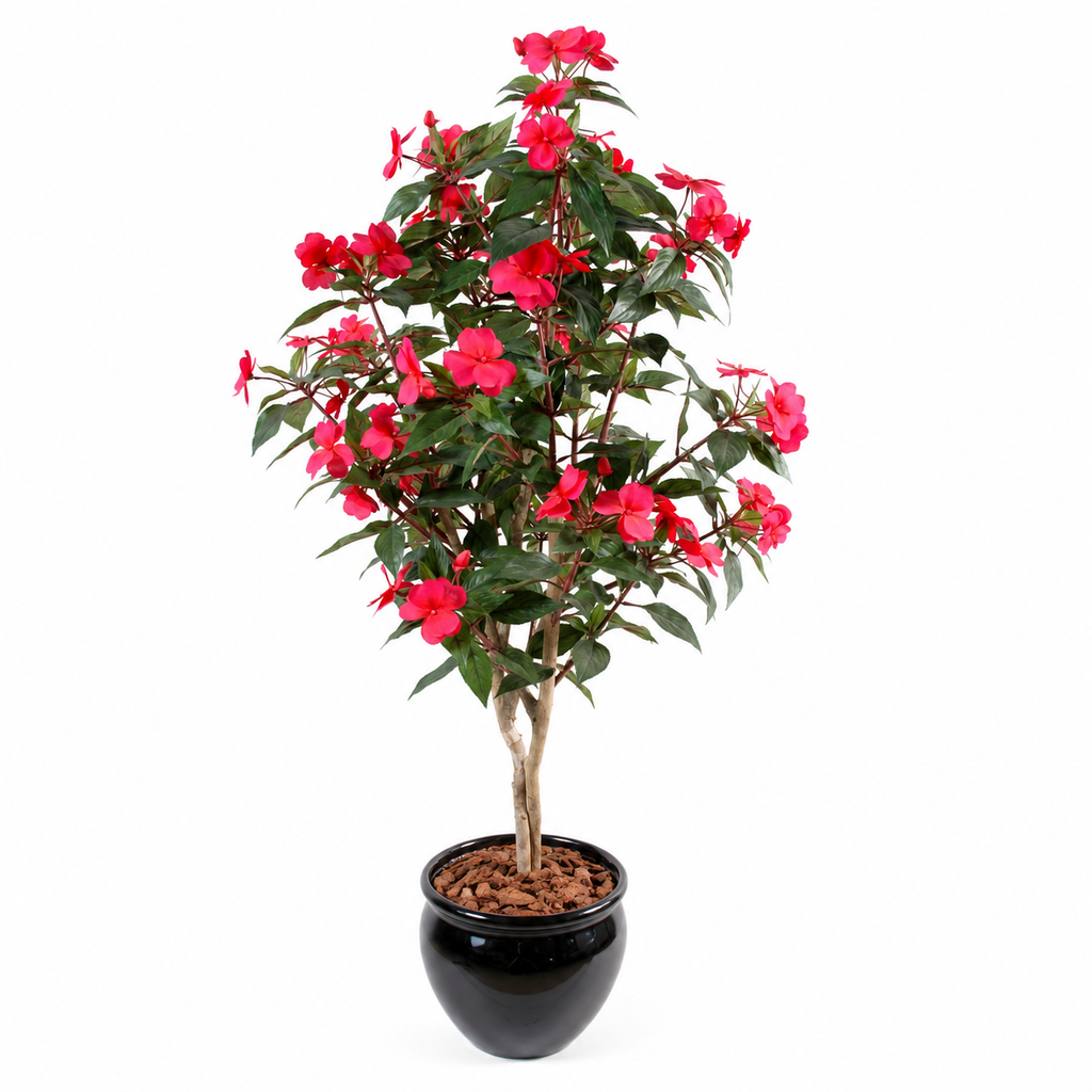 Impatiens Artificiel Fuschia 110 cm | Belle Verdure