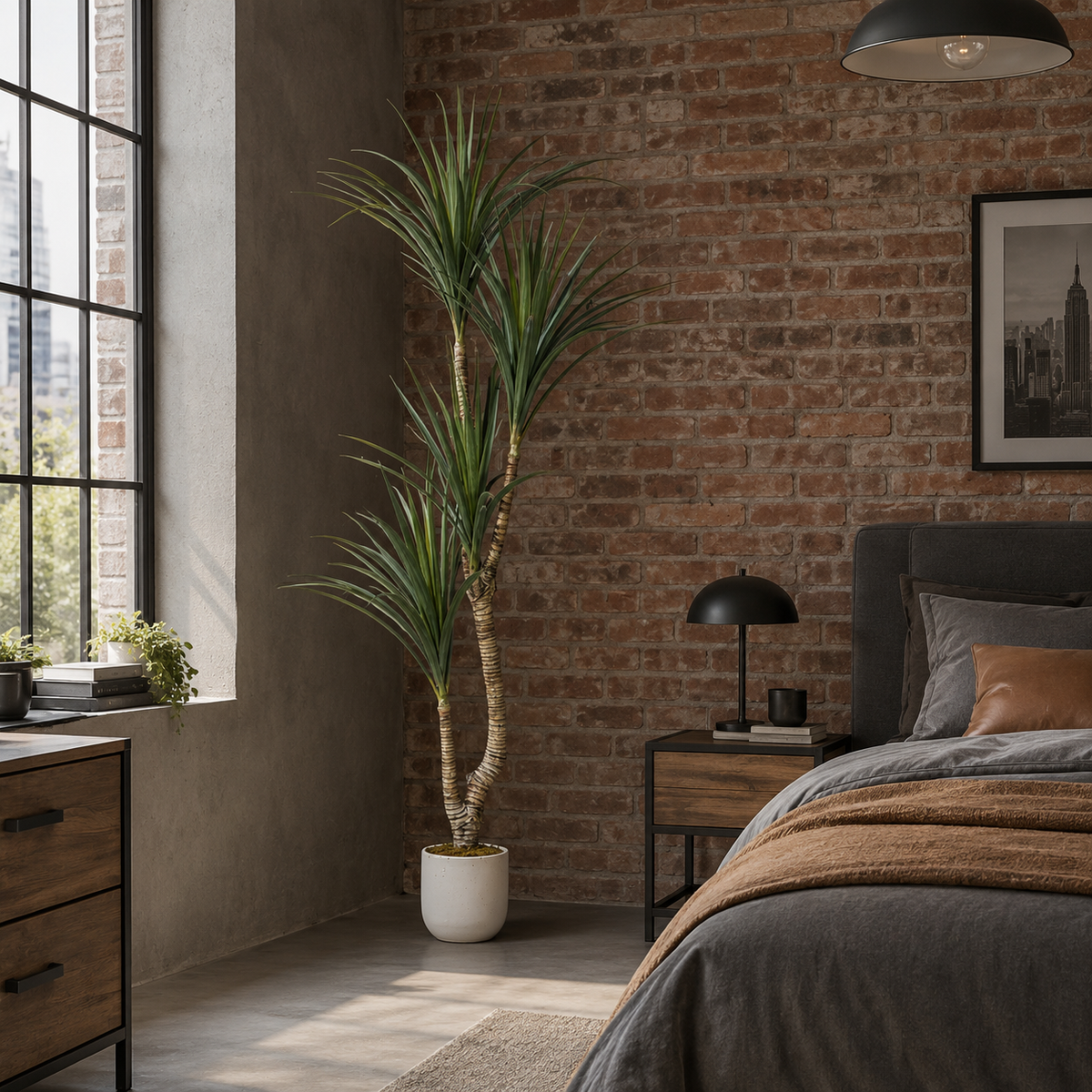 Plante artificielle Dracaena Marginata 165cm