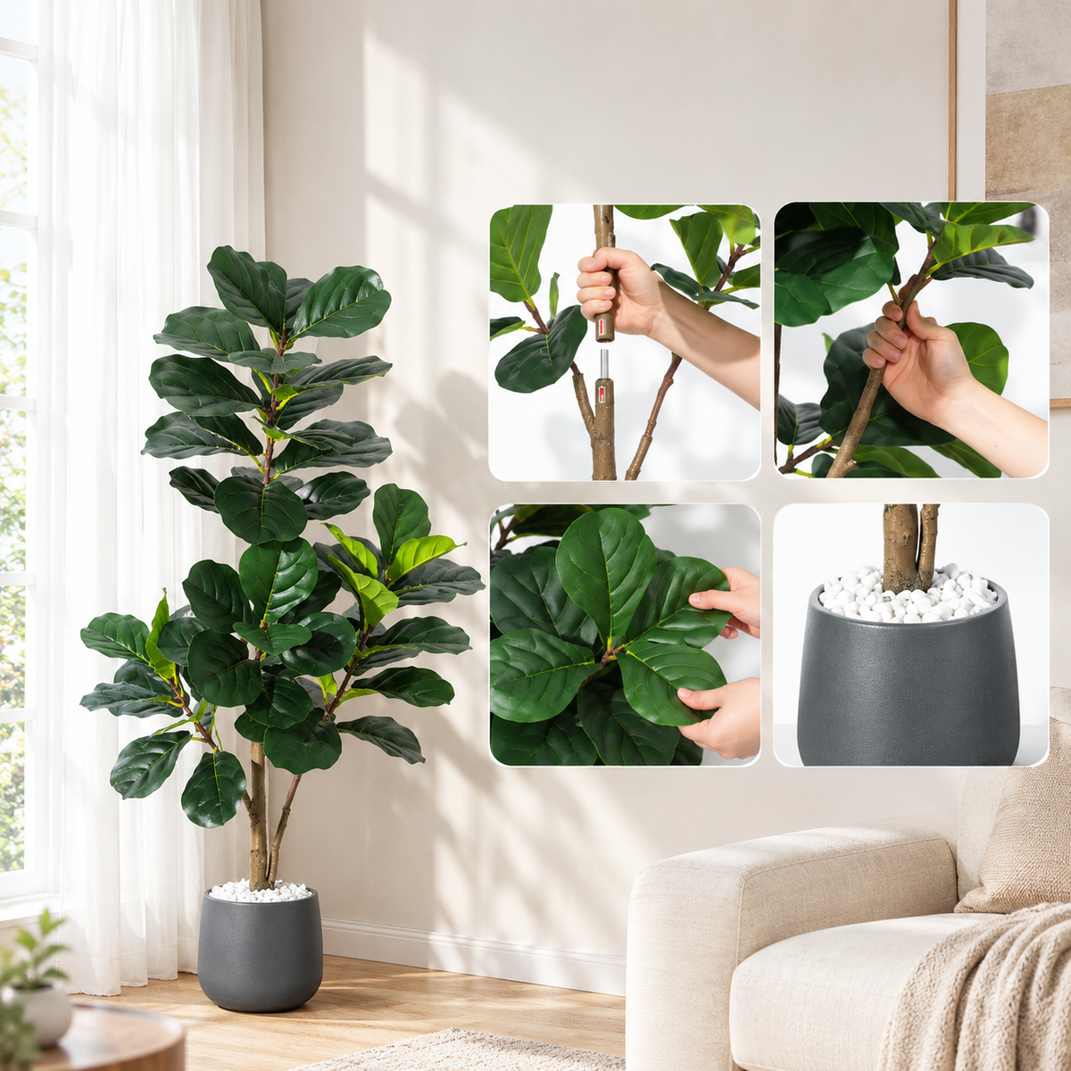 Ficus Lyrata Artificiel