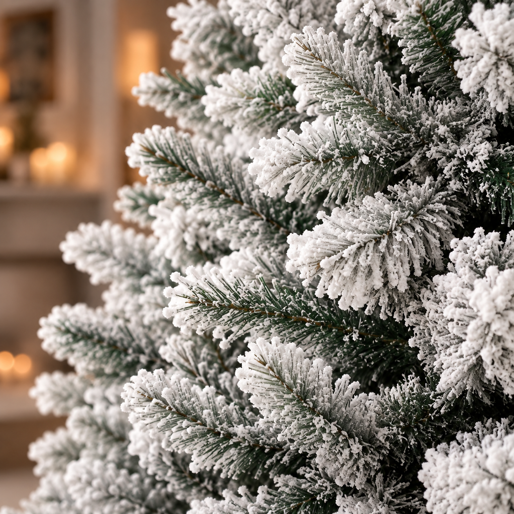 Sapin de Noêl Enneigé Artificiel