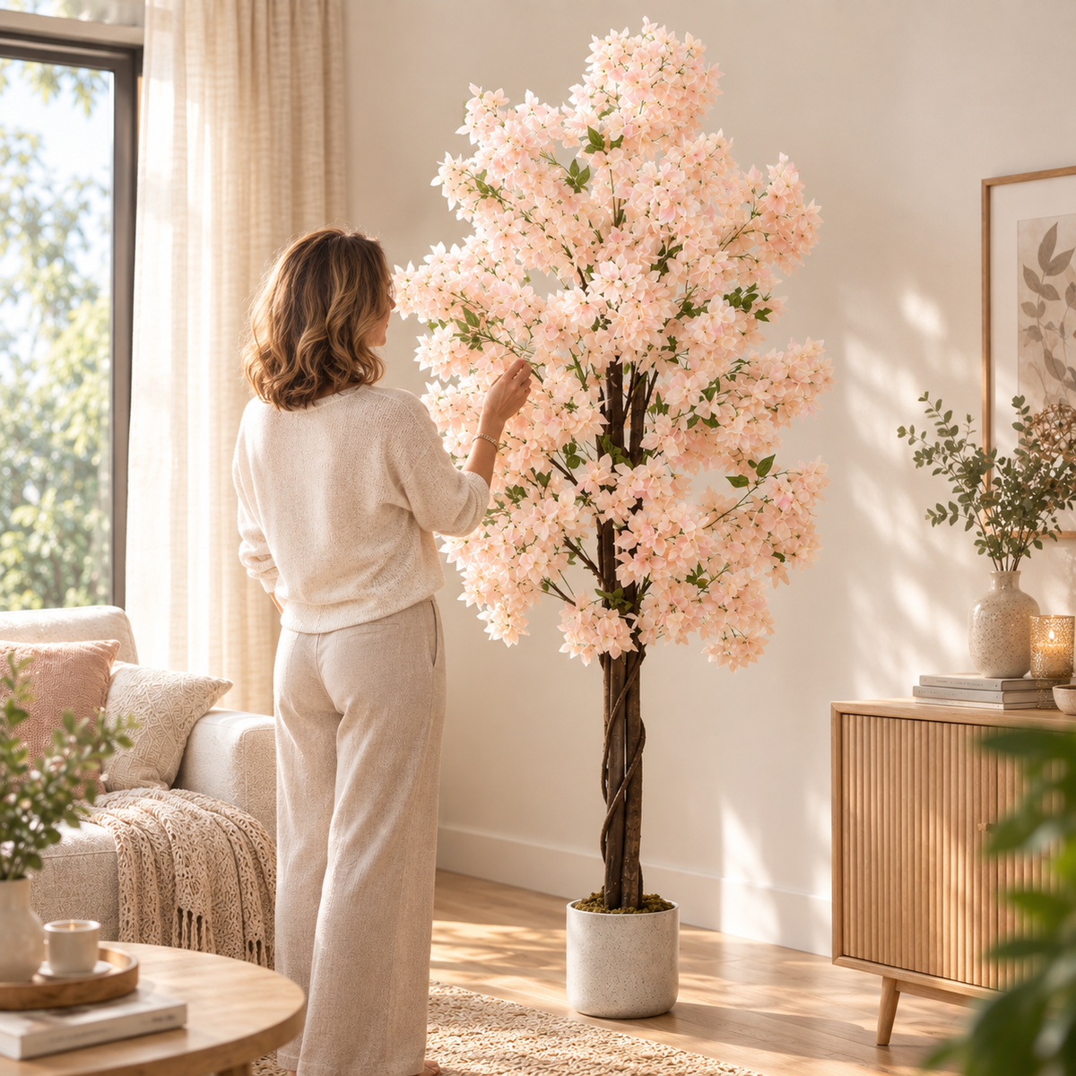 Fleurs de Cerisier Artificiel Signature 180cm