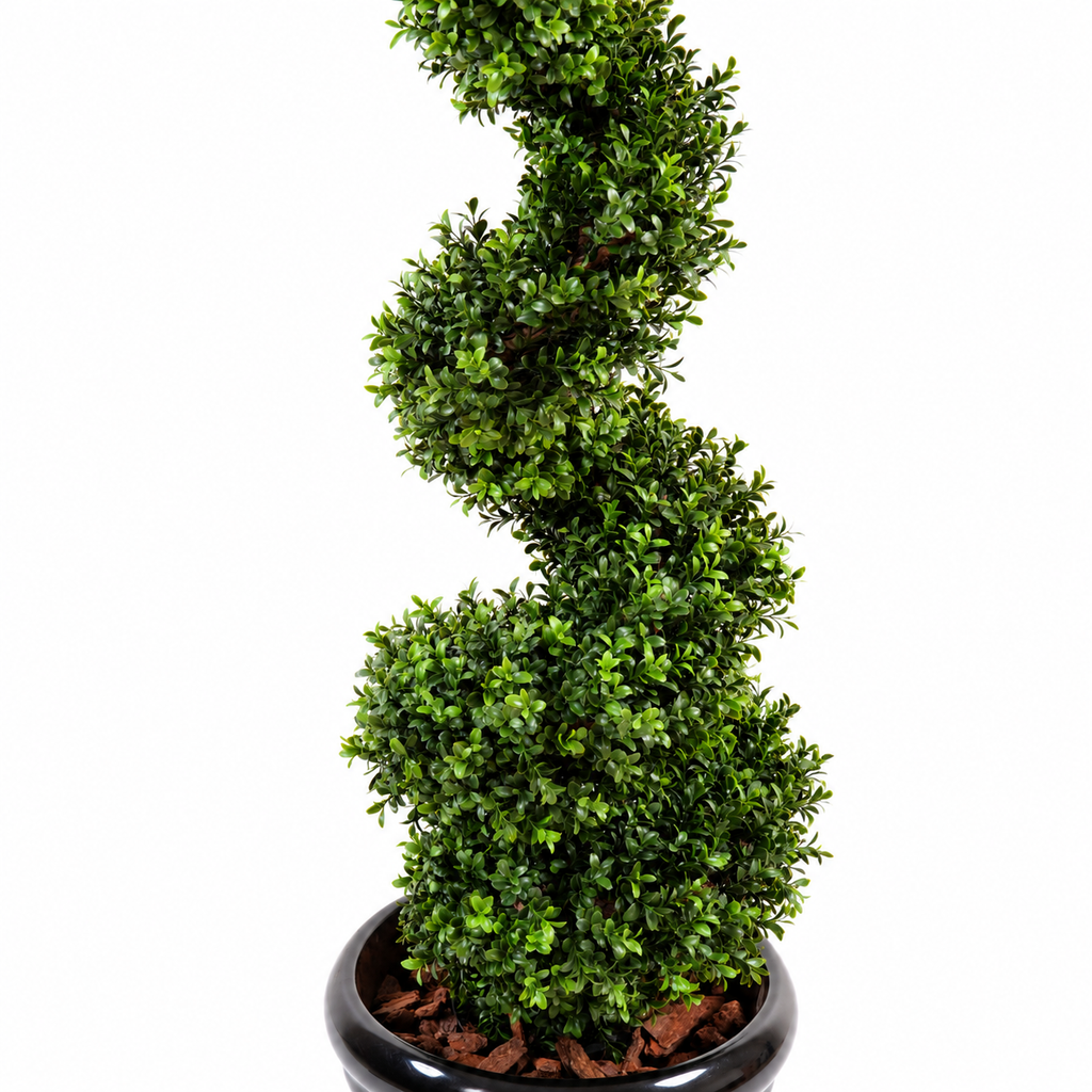 Buis Artificiel Spirale Élégance 130 cm | Belle Verdure