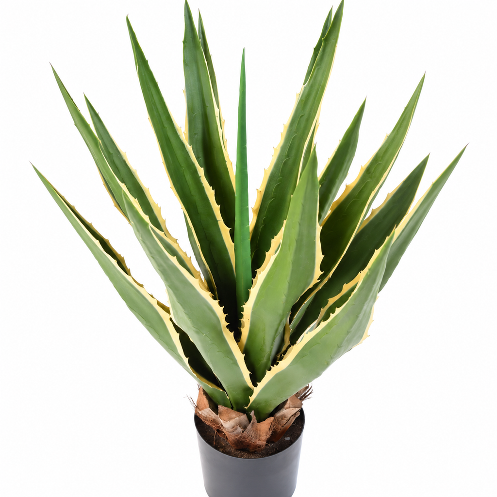 Plante artificielle Agave Furcraea Panaché 80 cm | Belle Verdure