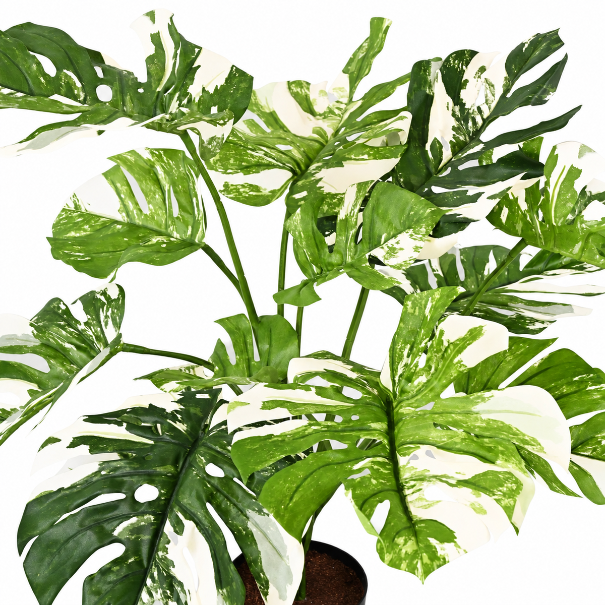 Philodendron Monstera Artificiel Essentiel Panaché 75 cm | Belle Verdure