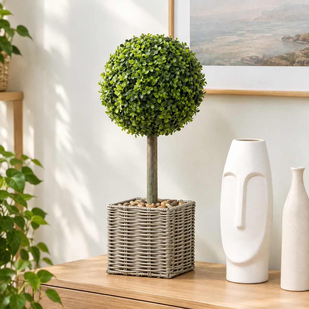 Buis Artificiel 50cm | Lot 2 pièces