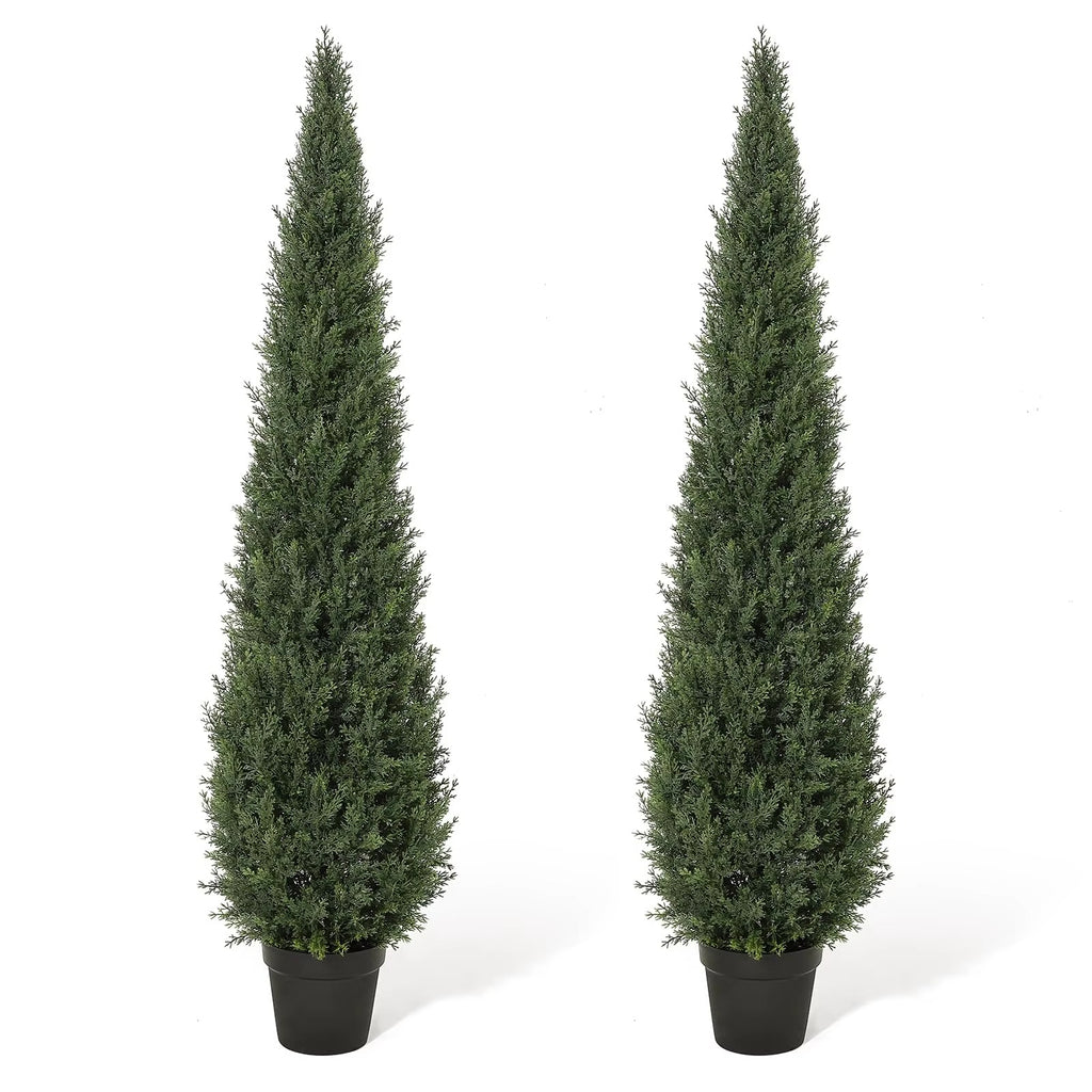 Cyprès Artificiel (2 pièces) Anti-uv