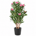 Laurier Artificiel Fleur Rose 145 cm | Belle Verdure