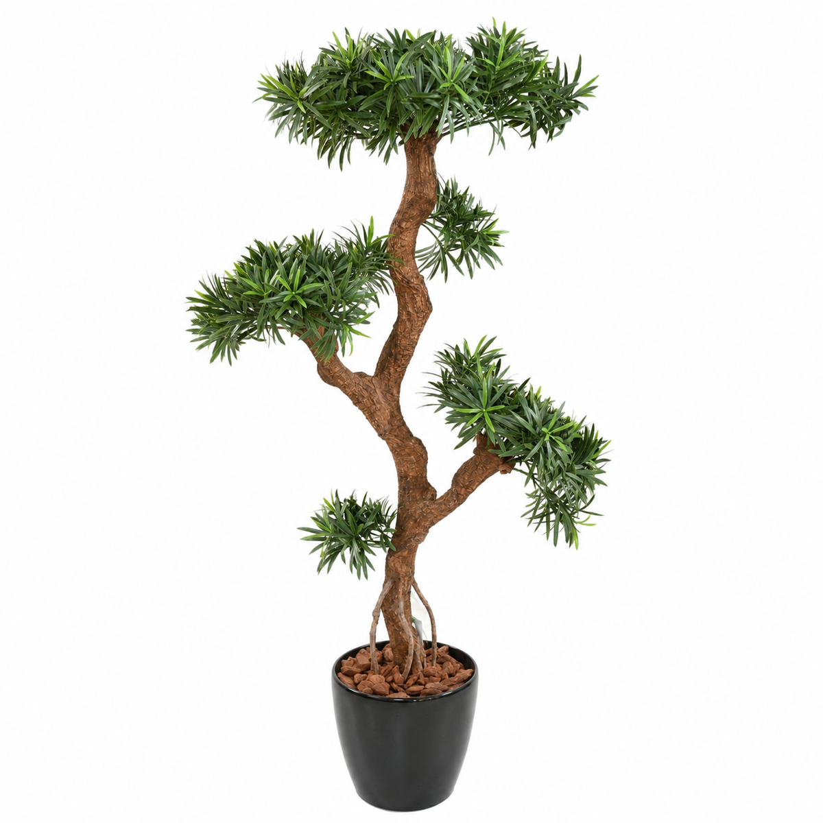Bonsaï Podocarpus Artificiel Signature Anti-UV 135 cm | Belle Verdure
