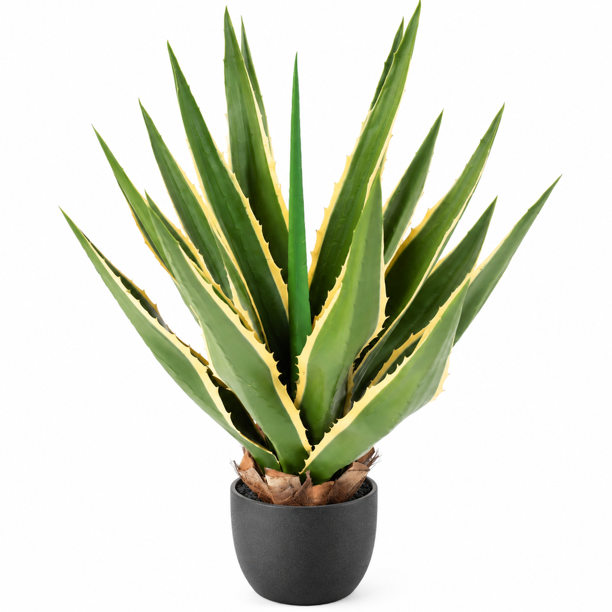 Plante artificielle Agave Furcraea Panaché 80 cm | Belle Verdure