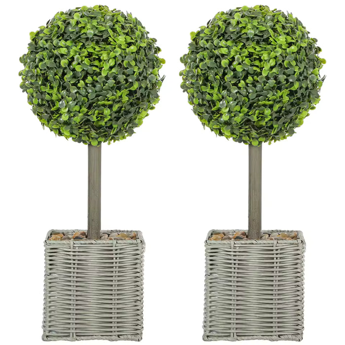 Buis Artificiel 50cm | Lot 2 pièces