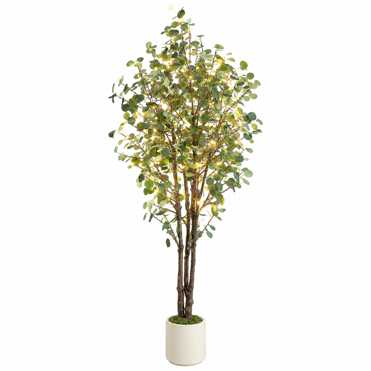 Eucalyptus Artificiel avec Led 210cm