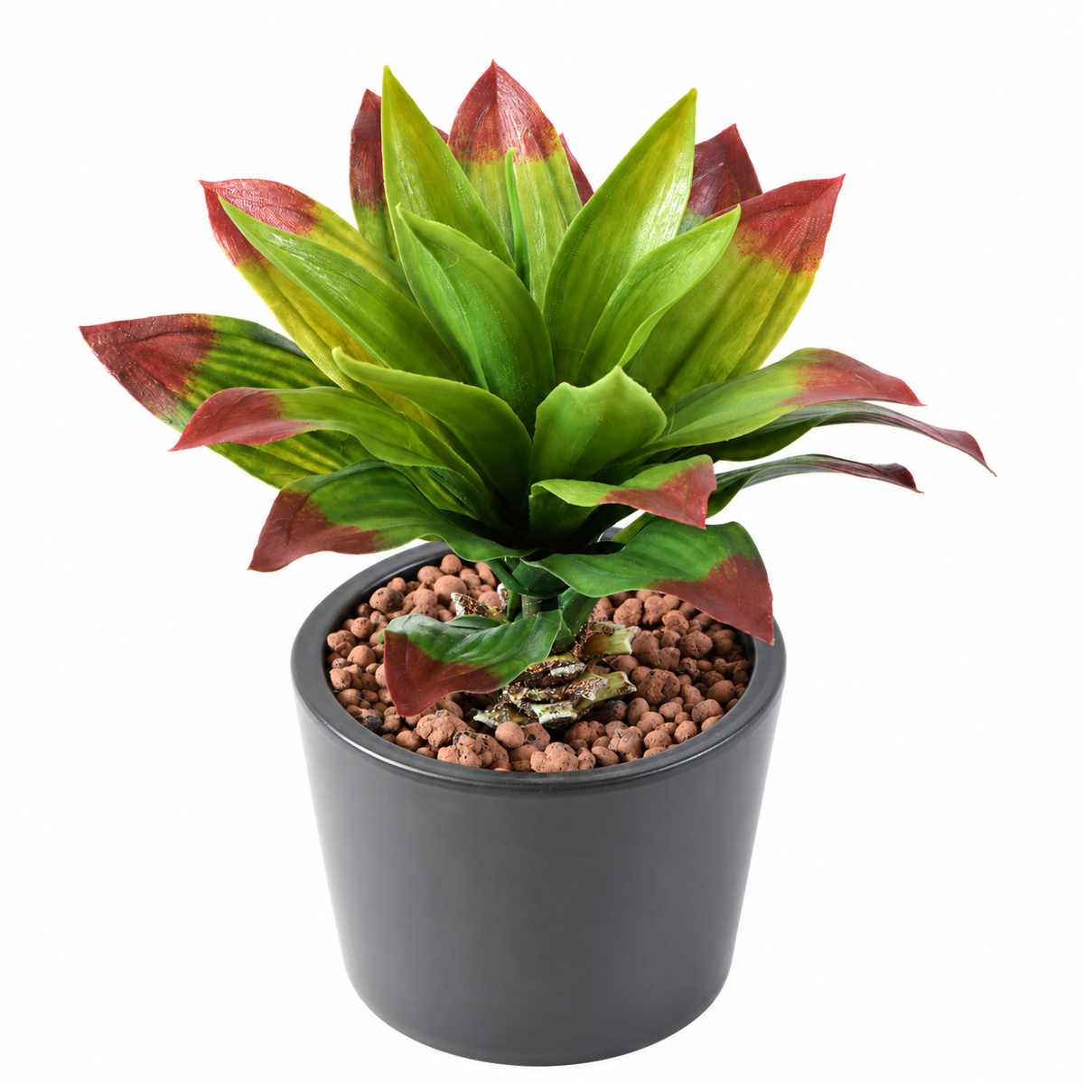 Plante artificielle Agave Vert et Rouge 35 cm | Belle Verdure