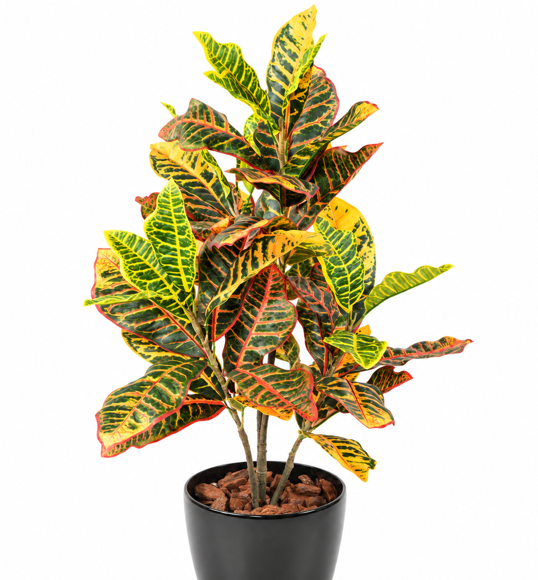 Plante Artificielle Croton 100 cm | Belle Verdure