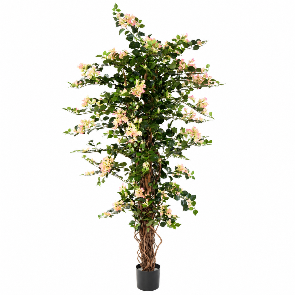Bougainvillier Artificiel Lianes Blanc et Rose 180 cm | Belle Verdure