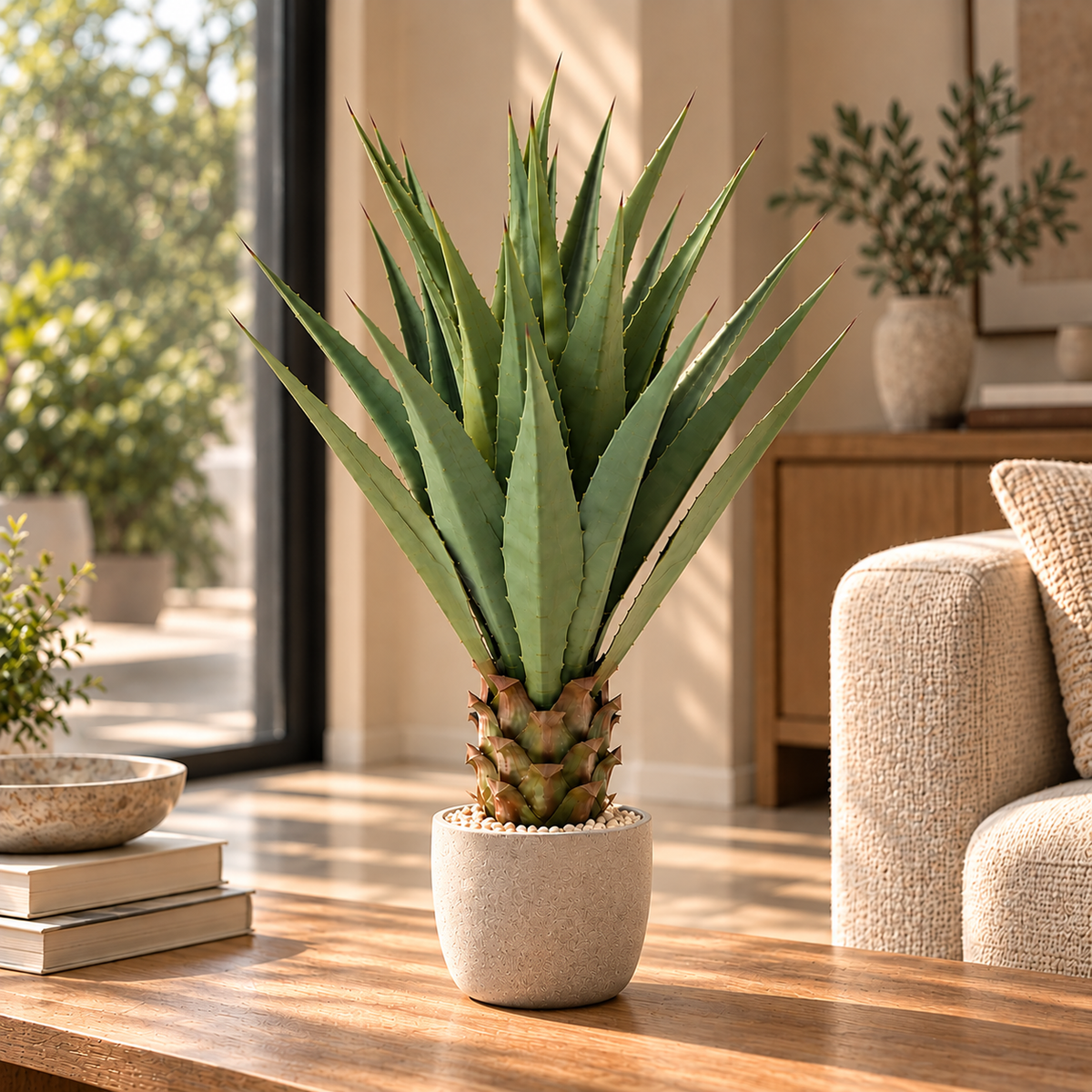 Plante artificielle Agave Vert 85 cm | Belle Verdure