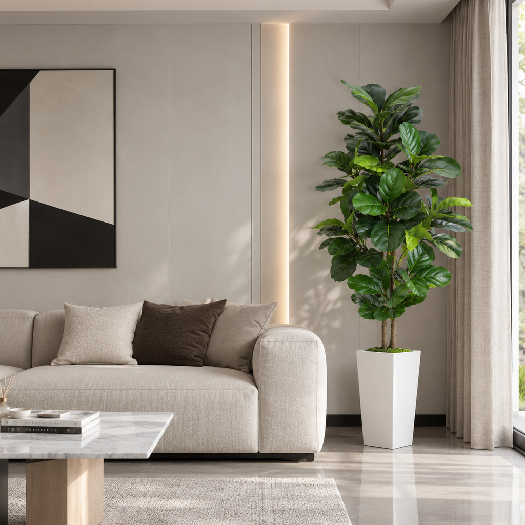 Ficus Lyrata Artificiel Deluxe