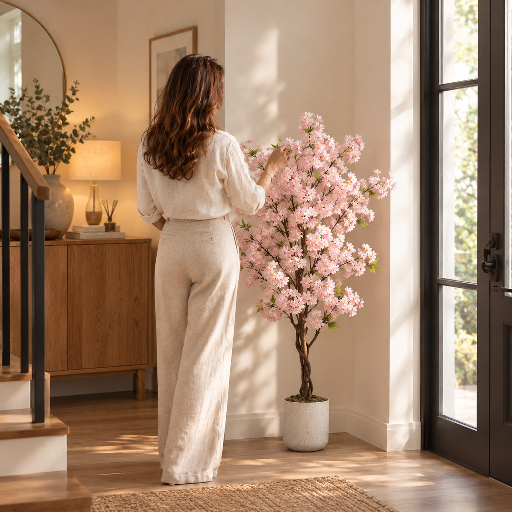 Fleurs de Cerisier Artificiel Prestige 150cm