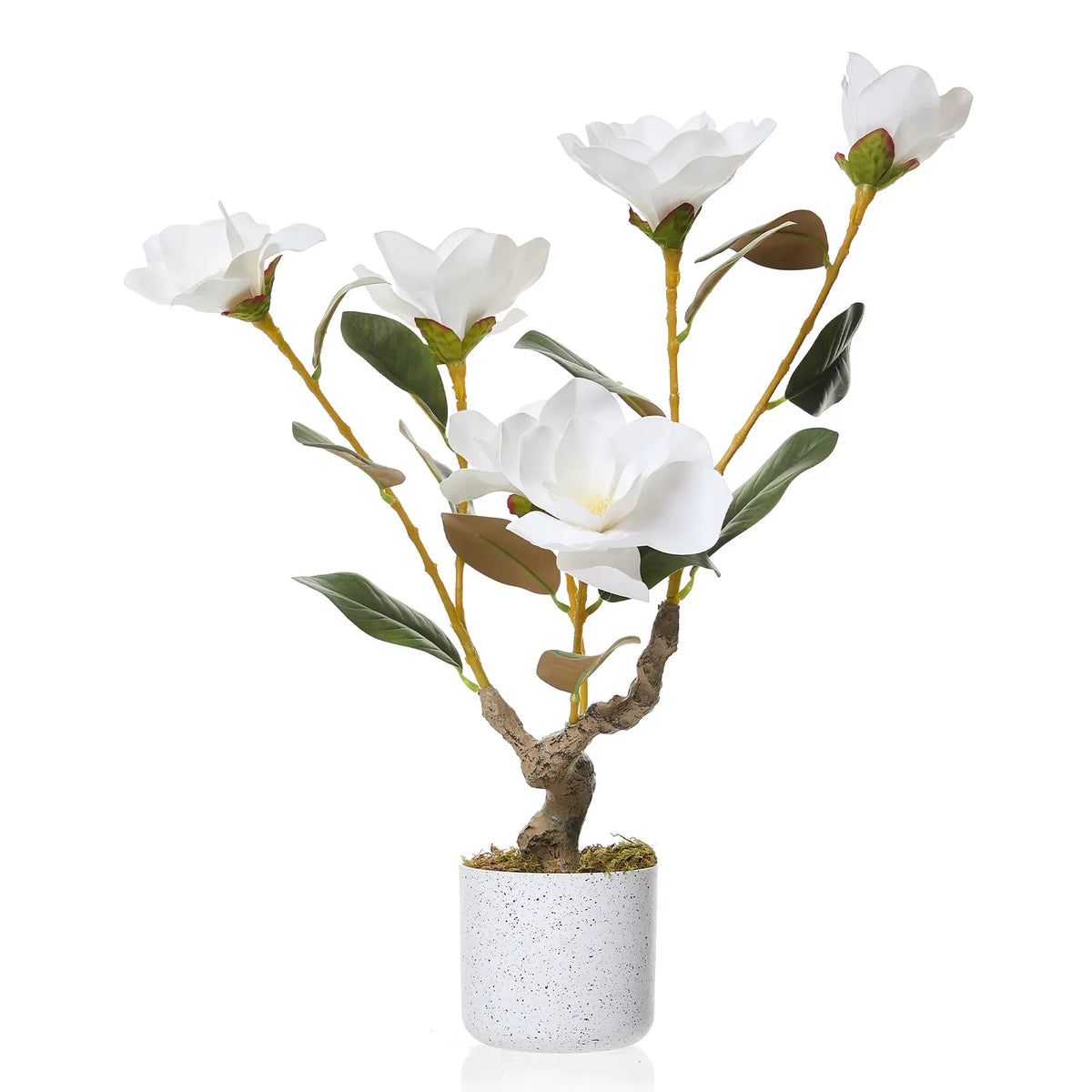 Magnolia Artificiel Blanc 60cm