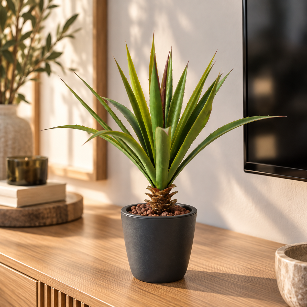 Plante artificielle Aloé Ferox Vert 45 cm | Belle Verdure