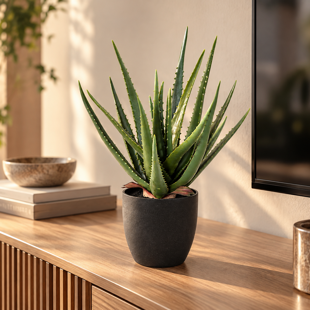 Plante artificielle Aloé Vert 48 cm | Belle Verdure