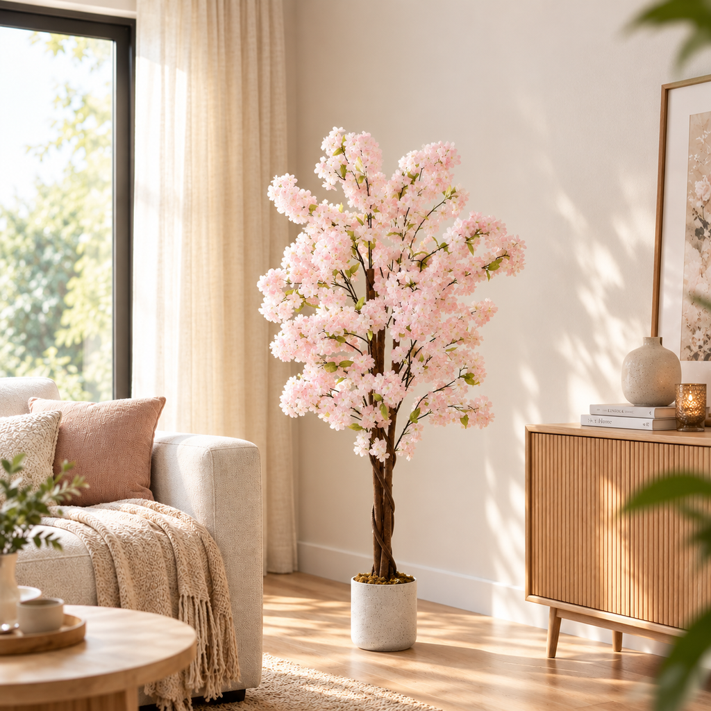 Fleurs de Cerisier Artificiel Prestige 150cm