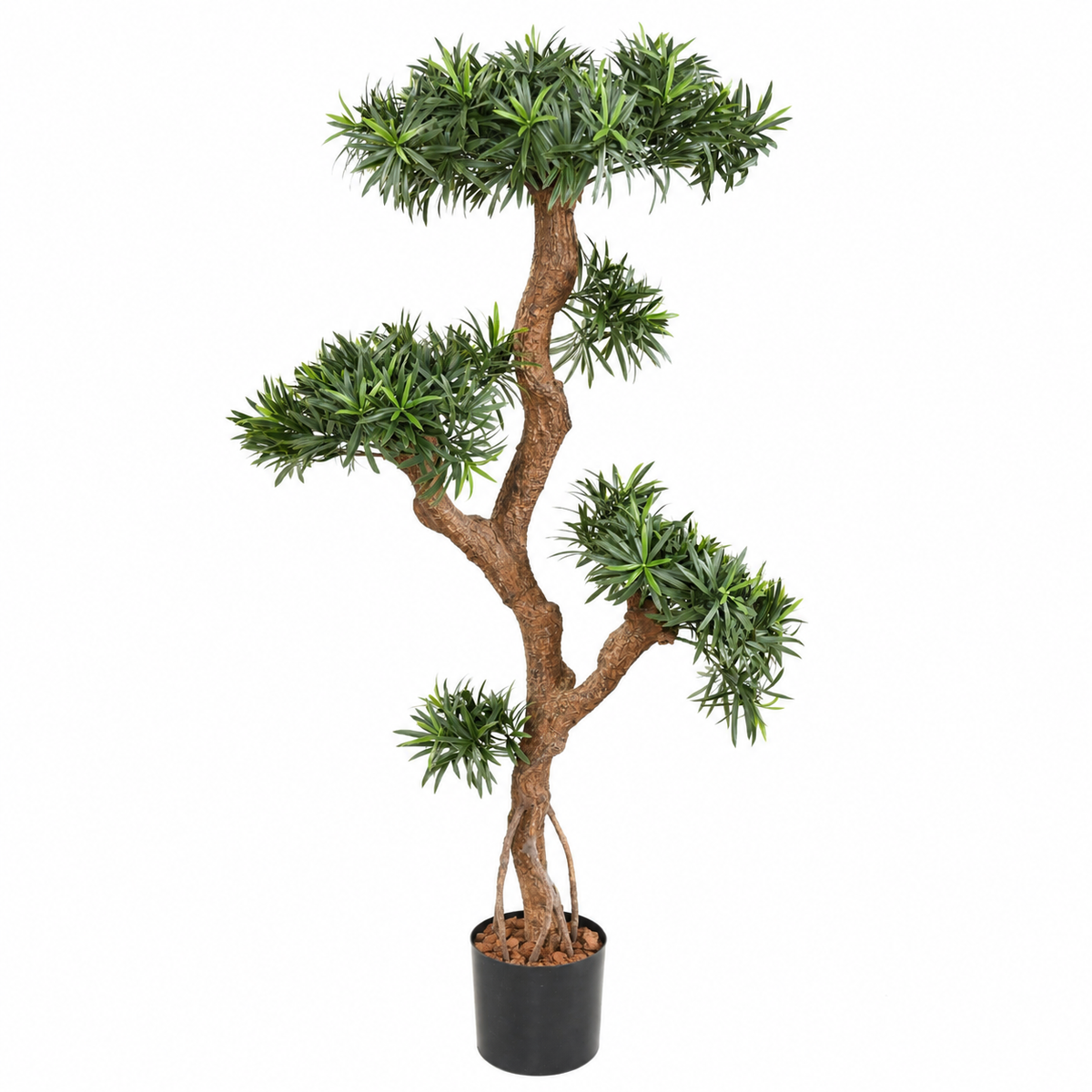 Bonsaï Podocarpus Artificiel Signature Anti-UV 135 cm | Belle Verdure