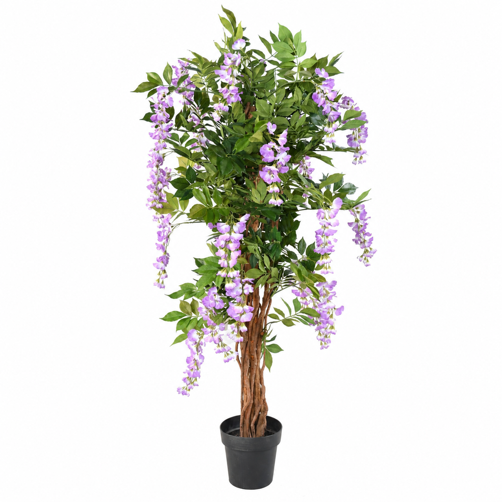Glycine Artificielle Lavande 145 cm | Belle Verdure