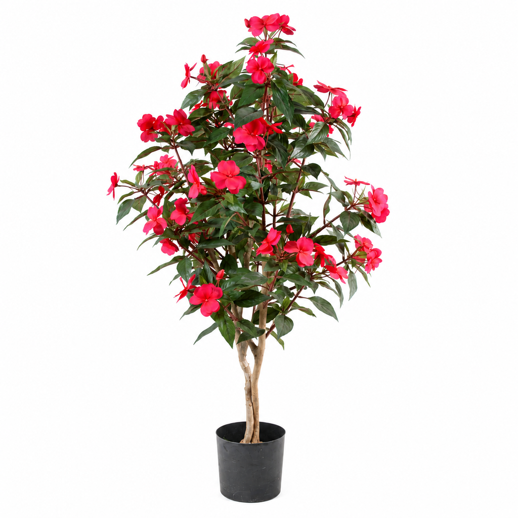 Impatiens Artificiel Fuschia 110 cm | Belle Verdure
