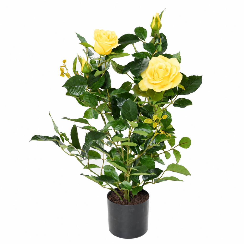 Rosier Artificiel Royal Jaune 60 cm | Belle Verdure