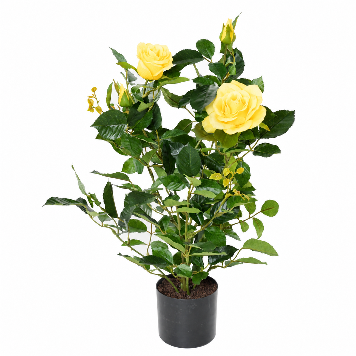 Rosier Artificiel Royal Jaune 60 cm | Belle Verdure