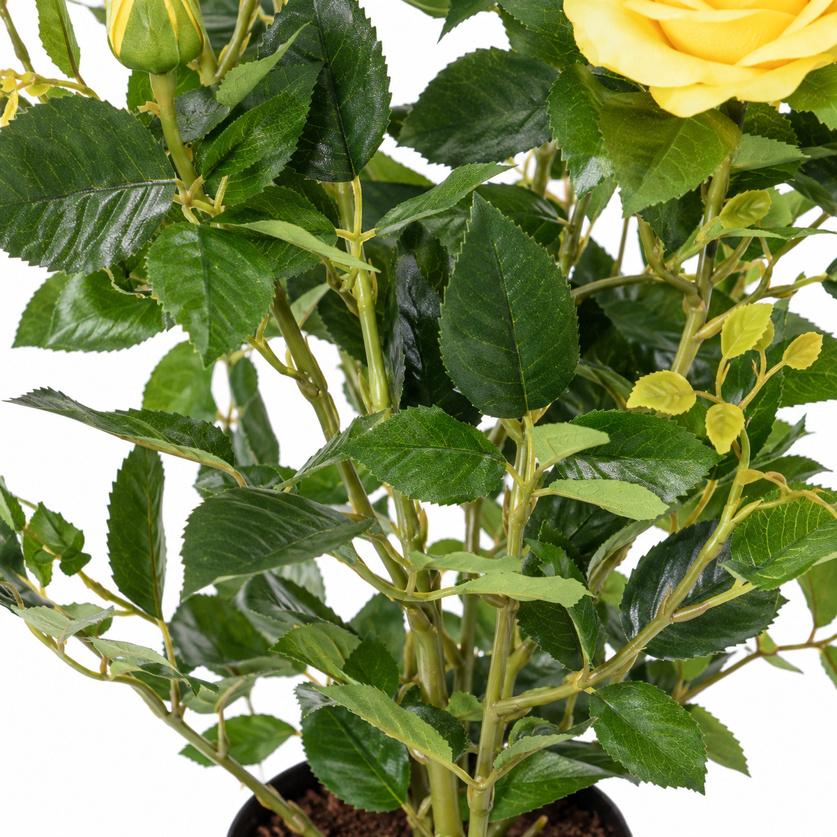 Rosier Artificiel Royal Jaune 60 cm | Belle Verdure