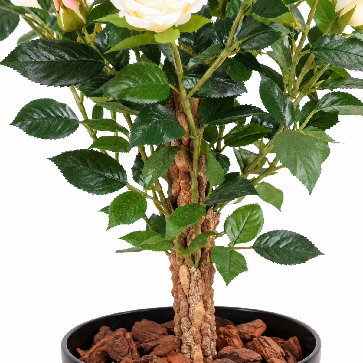 Rosier Artificiel Royal Blanc 100 cm | Belle Verdure