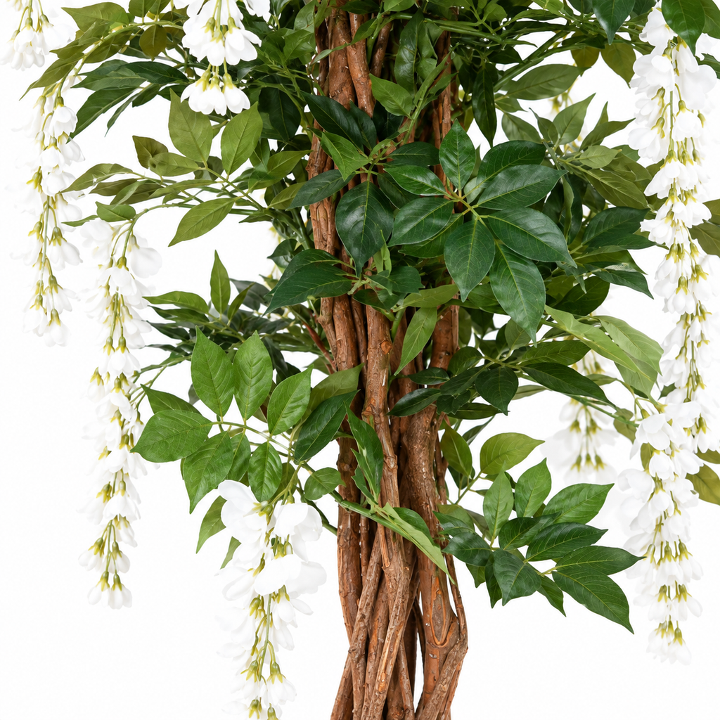 Glycine Artificielle Blanc 145 cm | Belle Verdure