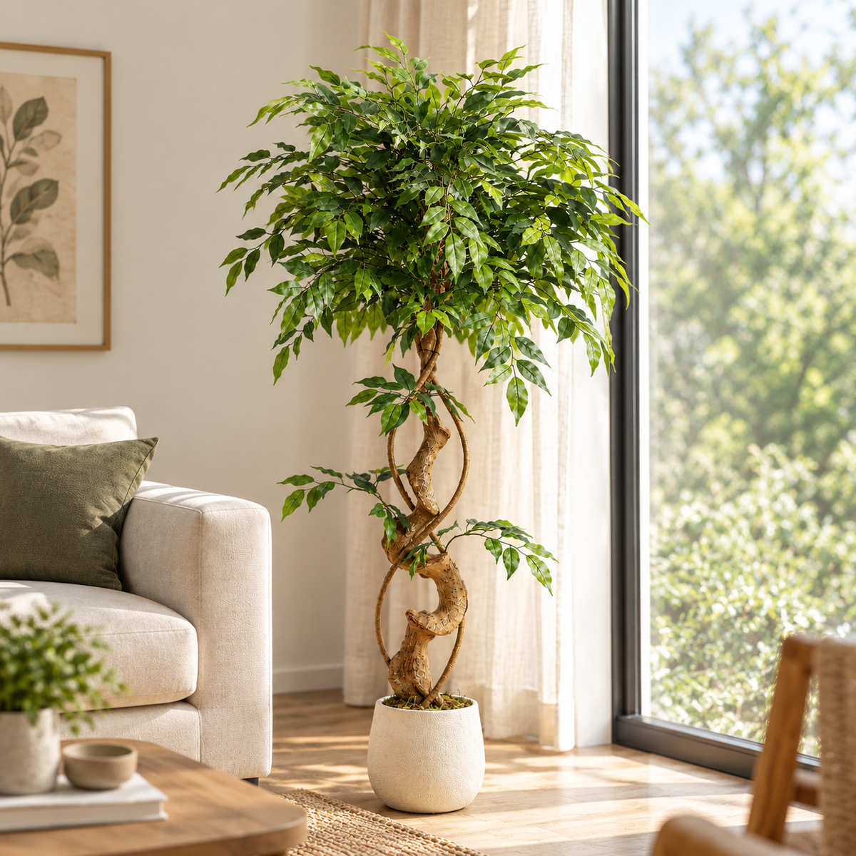 Ficus Tressé Artificiel