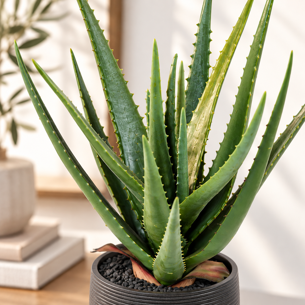 Plante artificielle Aloé Vert 48 cm | Belle Verdure