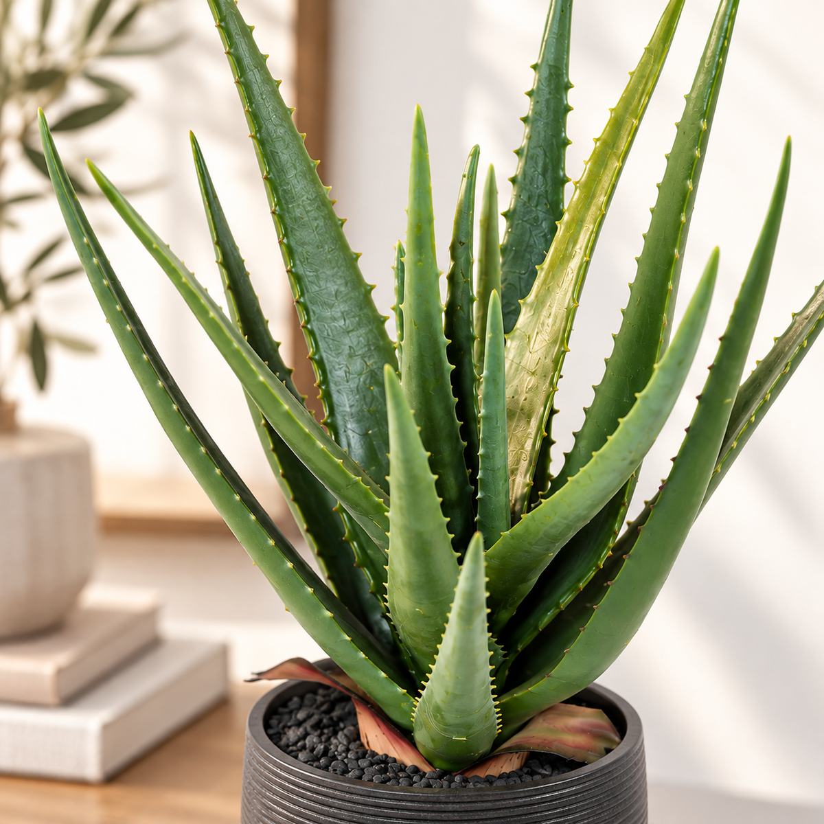 Plante artificielle Aloé Vert 48 cm | Belle Verdure