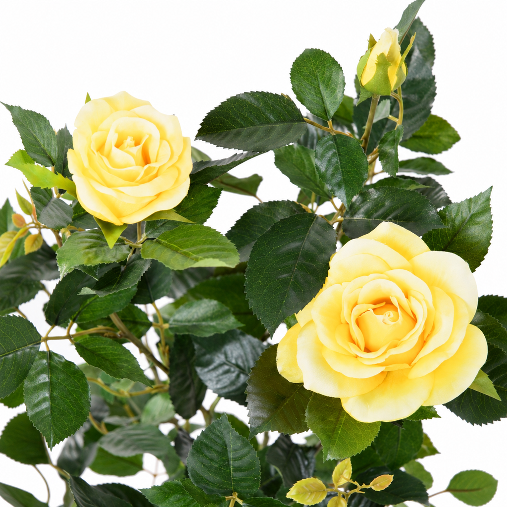 Rosier Artificiel Royal Jaune 60 cm | Belle Verdure